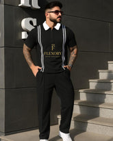 Zip Style Stripe; Tracksuit