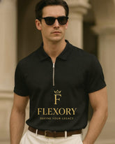 Zip Style texture Tshirt