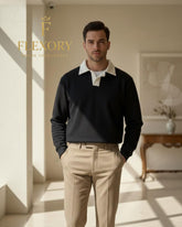 Johnny Collar Sweatshirt