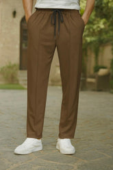 Pin Tag Straight fit Trousers