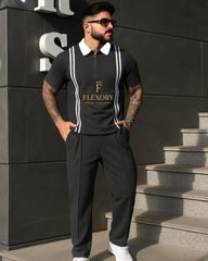 Zip Style Stripe; Tracksuit