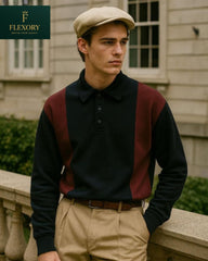 Panel Collor; Sweatshirt