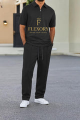 Flexory Zip Style Trouser Stripe Tracksuit