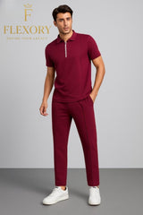 Zip Style Trouser Stripe Tracksuit