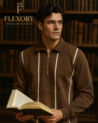 Zipper style Printed Sweatshirt