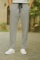 Pin Tag Straight fit Trousers