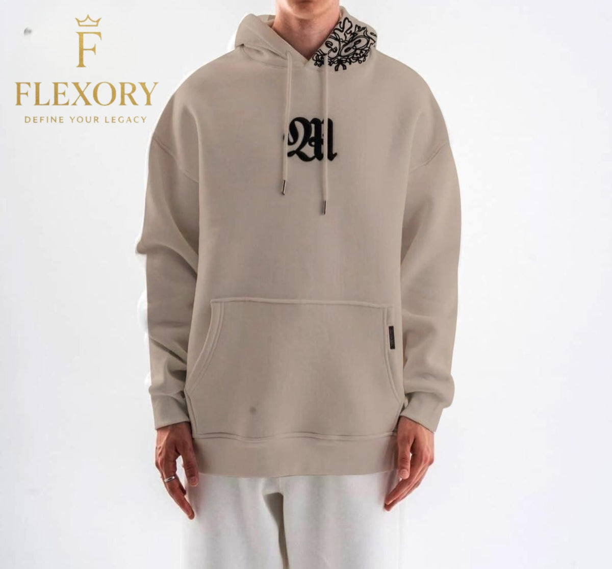 Embosed Printed Hoodie